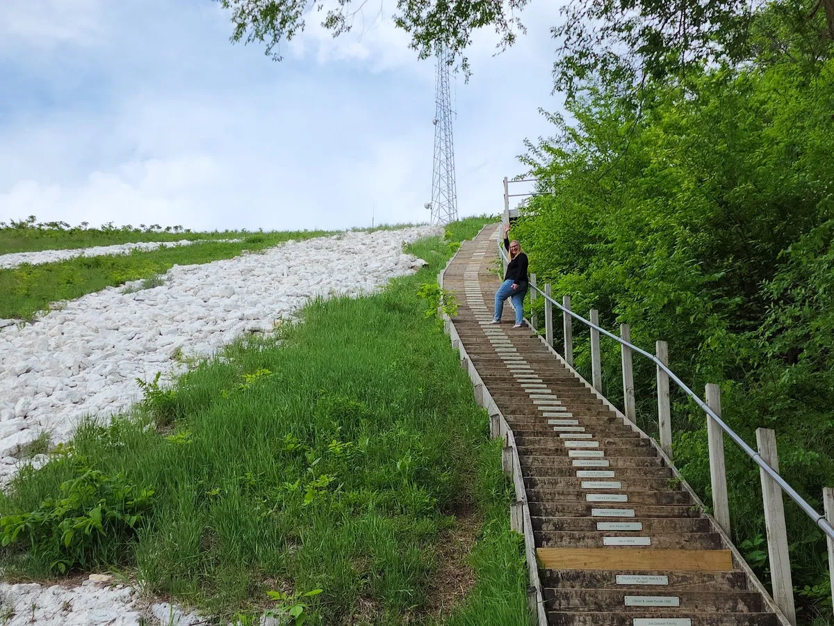 Platte Mound M in Platteville, WI
